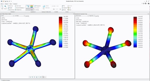 Simulation available from within a CAD tool