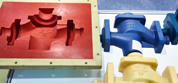 Mold created for traditional injection molding process.
